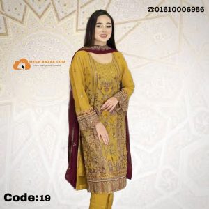 Exclusive Party Georgette Yellow