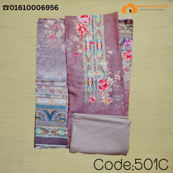 Eid Exclusive Cotton Boutique Dark onion