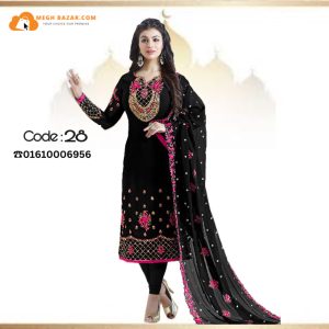 Ayesha Takia Faux Georgette Black