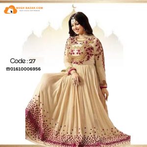 Party Gown Dress for Women Light Peach